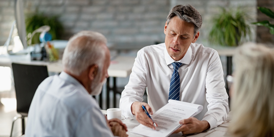 bankruptcy attorney meeting with clients