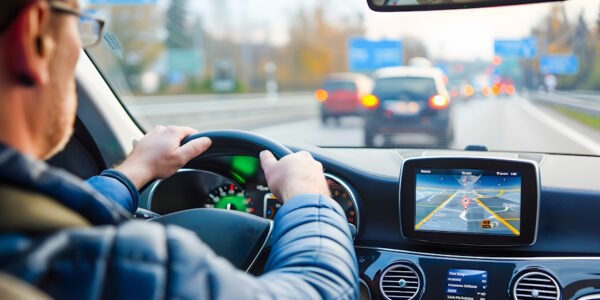 man driving on highway man driving on highway